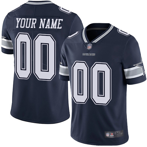 Limited Navy Blue Men Home Jersey NFL Customized Football Dallas Cowboys Vapor Untouchable